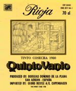 Rioja_Dominio da la Plana_Quinto Vanio
